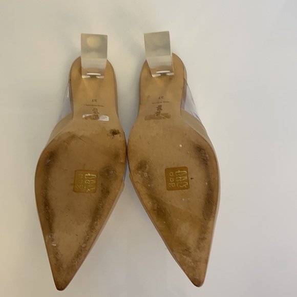 Cult Gaia pointy slide with pvc and acrylic block heels - Picture 4 of 6